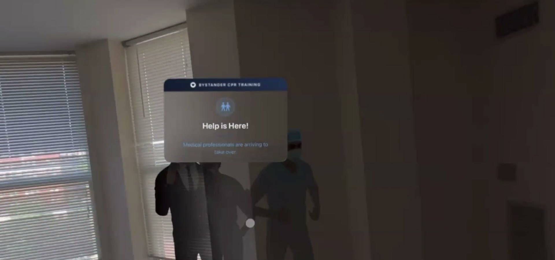 Bystander mode running in a domestic room
