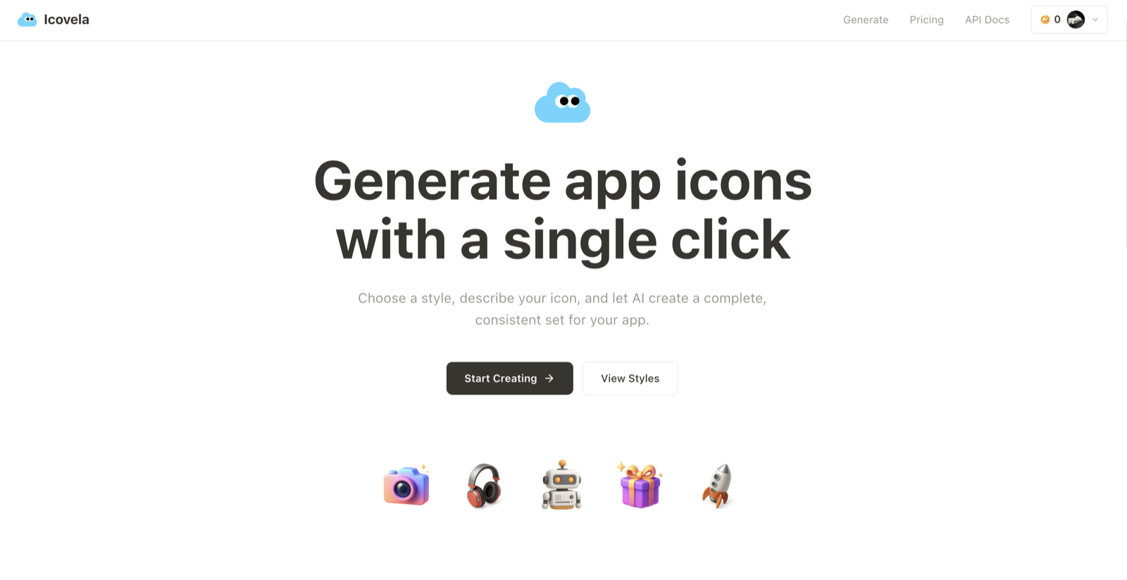 Icovela — Product screenshot